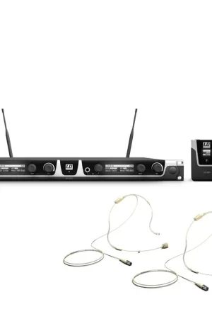 A Buen Precio LD Systems U518 BPH 2 sistema inalámbrico con 2 petacas y 2 micrófonos de diadema color beis