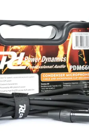 Power Dynamics pdm660 microfono de condensador Última Versión