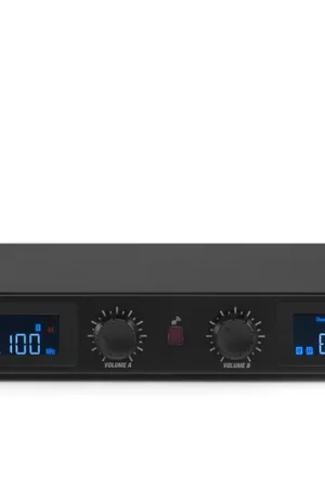 Comprar En Línea Power Dynamics PD632C Microfono inalambrico de 2 canales UHF digital con 1 micro de mano y 1 micro de cabeza