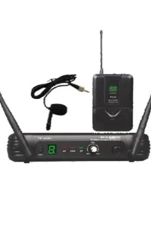 Gran Oferta EK Audio WR-25L UHF Sistema Microfono Inalambrico De Solapa
