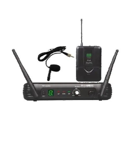 Gran Oferta EK Audio WR-25L UHF Sistema Microfono Inalambrico De Solapa