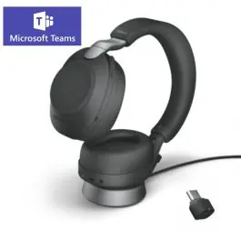 Jabra Evolve2 85 MS (Dongle USB-C) con base de carga Precio Bajo