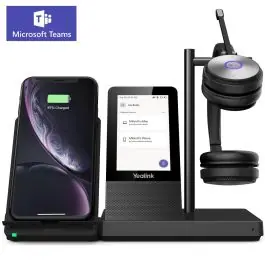 Yealink WH66 Dual Teams y WHC60 cargador por inducción Garantía De Devolución De Dinero