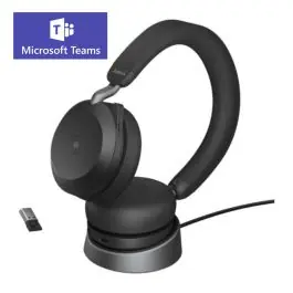 Rebajas Jabra Evolve2 75 MS estéreo con dongle USB-A y base de carga