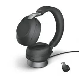 Más Vendido Jabra Evolve2 85 UC (Dongle USB-C) con base de carga