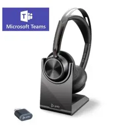 Poly Voyager Focus 2 USB-C MS con base de carga Alta Calidad