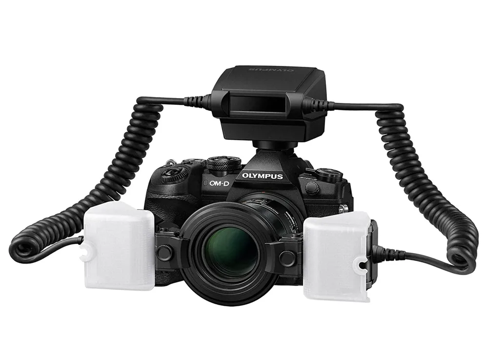 Olympus Twin Flash STF-8 para fotografía macro Marca Reconocida