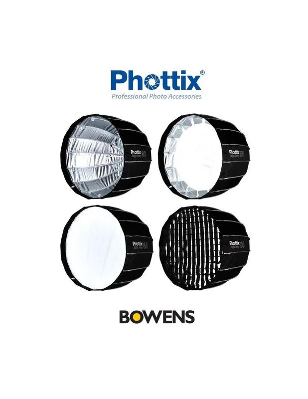 Ventana rápida Phottix Raja Deep Octa 60cm para Bowens Oferta Especial