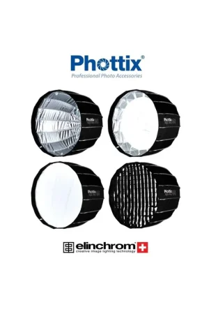 Garantía De Devolución De Dinero Ventana rápida Phottix Raja Deep Octa 60cm para Elinchrom