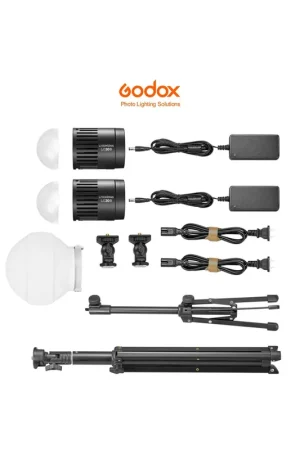 Kit 2 Focos LED Godox Litemons LC30D-K2 Súper Precio