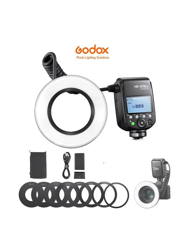 Flash Macro Godox MF-R76-C TTL para Canon Solo Hoy