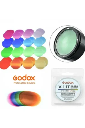 Kit filtros Godox V-11T para control y equilibrio de la luz Envío Inmediato