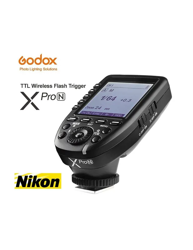 Económico Transmisor Godox XPro TTL HSS para Nikon