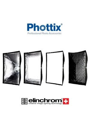 Precio De Fábrica Ventana rápida Phottix Raja 80x120cm montura Elinchrom
