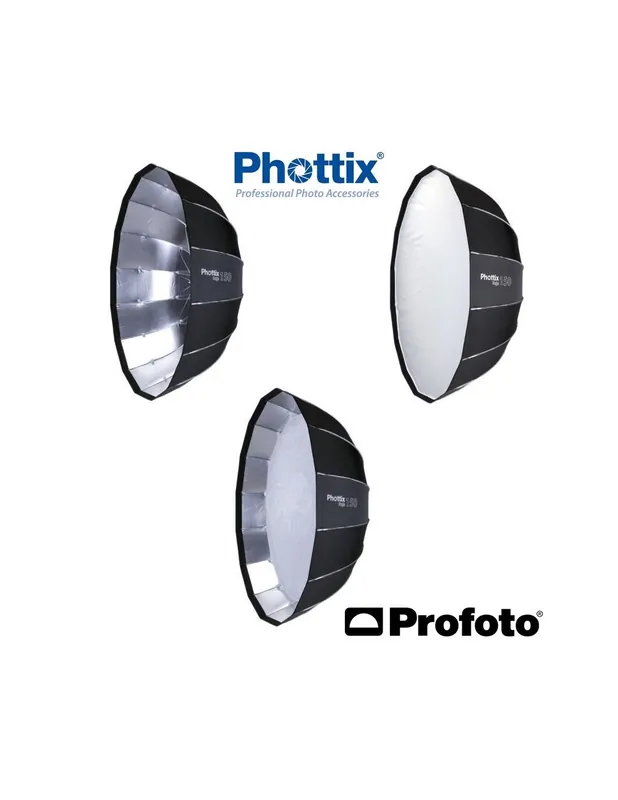 Ventana rápida Phottix Raja Octa 150cm montura Profoto Barato