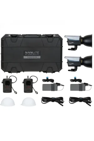 Bestseller Kit 2 Focos Nanlite FC-120B Bi-color + Battery Grip