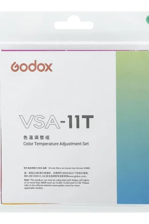 Juego de filtros GODOX VSA-11T para ajuste del color Disponible Ahora