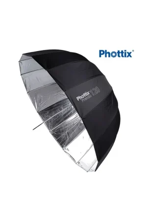 Precio Económico Paraguas Deep Plata Phottix Premio 120cm