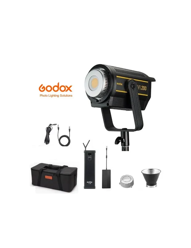 Liquidación Foco LED Godox VL200 a Red y Baterías