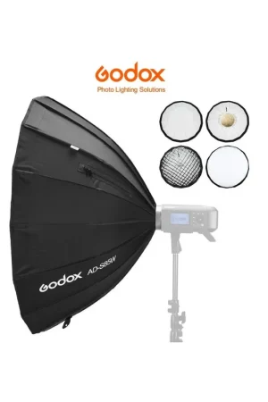 Ventana parabólica Int. blanco 85cm para AD400ProII y AD300ProII Última Oportunidad