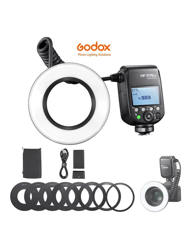 Flash Macro Godox MF-R76-N TTL para Nikon Precio Rebajado