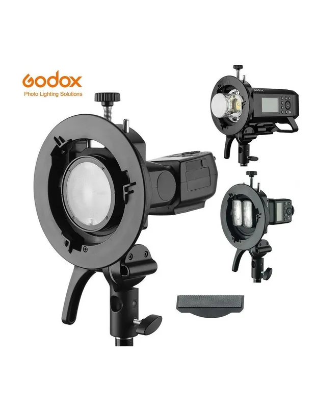 Rótula multifunción Godox S2 para V1 y otros Pago Seguro