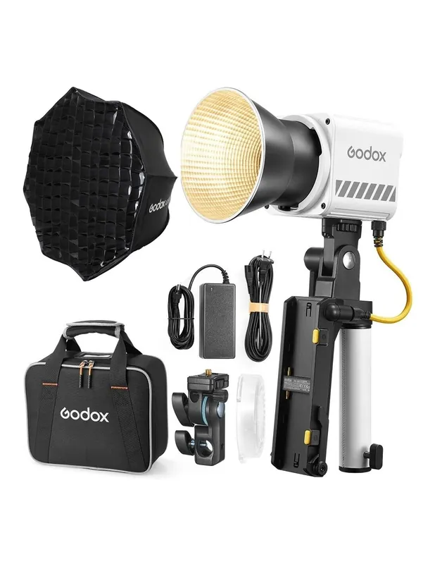 Kit Godox ML60IIBi con adaptador de baterías y Softbox Barato
