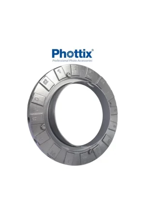 Anillo adaptador ventanas Phottix a flashes estudio Elinchrom Última Versión