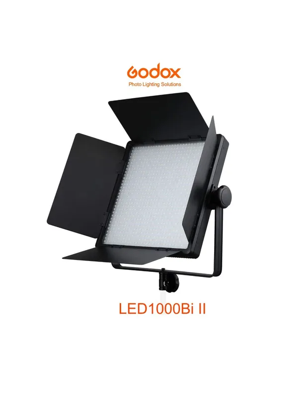Favorito De Clientes Panel Godox LED1000Bi II Bicolor, DMX, a red y baterías