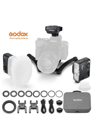 Mejor Precio Kit Dental Flash Macro Godox MF12-DK3 con transmisor XproII