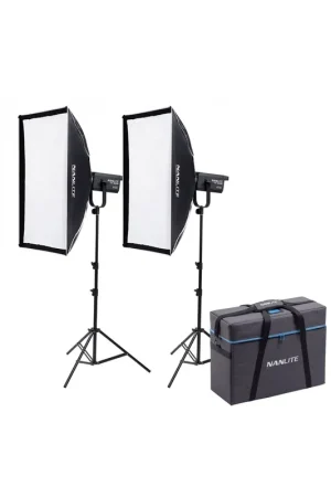 Kit 2 Focos Led Nanlite FS-300B 350w Bi-color Solo Hoy